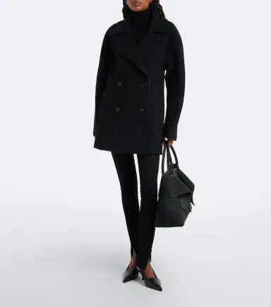 TOTEME Wool and cashmere-blend peacoat | Thumbnail 2
