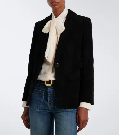 Veronica Beard Healy suede blazer | Thumbnail 3