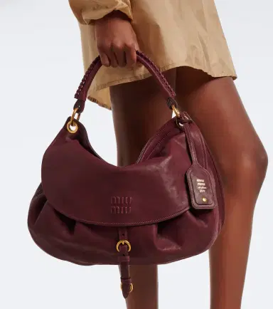 Miu Miu Rendez‑vous leather shoulder bag | Thumbnail 5 Miu Miu Rendez‑vous leather shoulder bag | Thumbnail 5