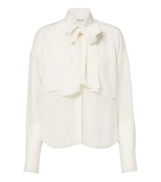 Veronica Beard Darlis tie-neck crêpe de chine blouse