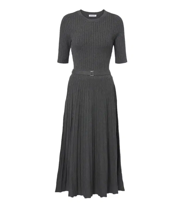 Veronica Beard Elthea belted ribbed-knit midi dress