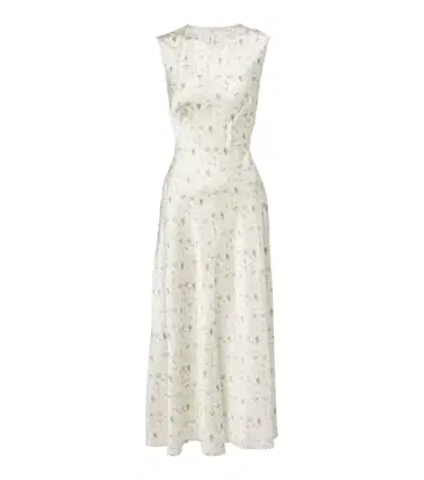 DÔEN Dôen Adelana floral silk midi dress | Thumbnail 1 DÔEN Dôen Adelana floral silk midi dress | Thumbnail 1