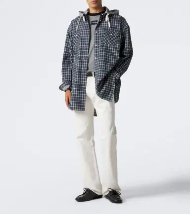 Miu Miu Checked cotton flannel overshirt | Thumbnail 2