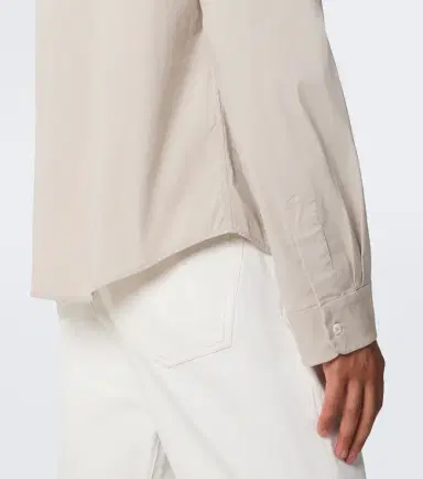 Miu Miu Cotton-blend poplin shirt | Thumbnail 2