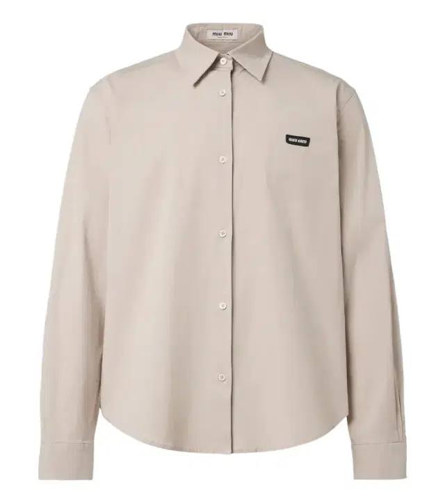 Miu Miu Cotton-blend poplin shirt