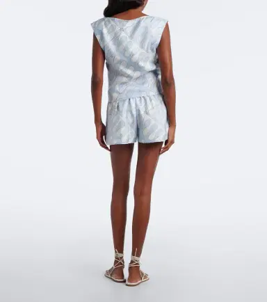 PUCCI Leocorno silk twill shorts | Thumbnail 2 PUCCI Leocorno silk twill shorts | Thumbnail 2
