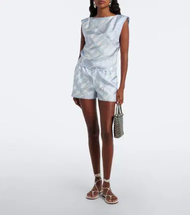 PUCCI Leocorno silk twill shorts | Thumbnail 5 PUCCI Leocorno silk twill shorts | Thumbnail 5