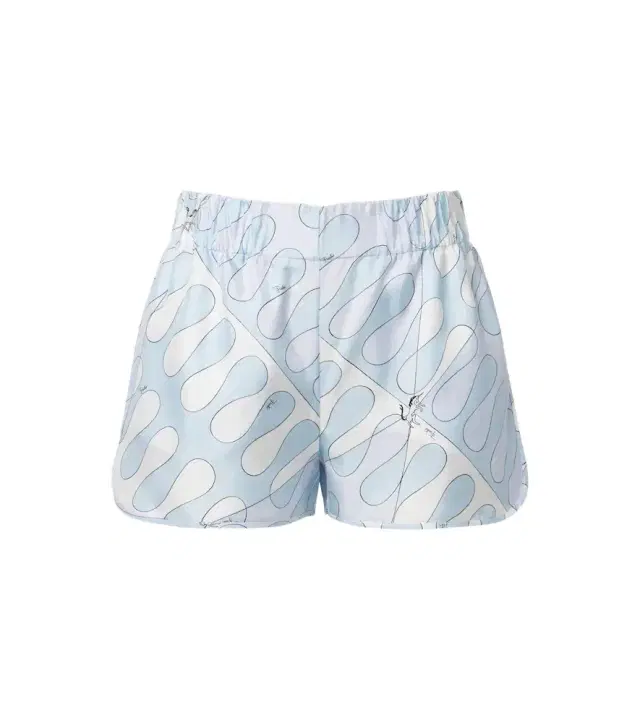 PUCCI Leocorno silk twill shorts