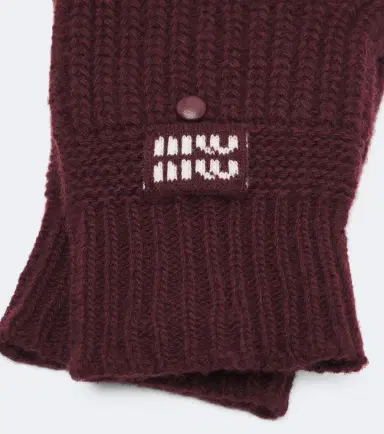 Miu Miu Wool and cashmere mittens | Thumbnail 2