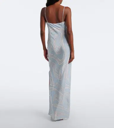 PUCCI Labirinto silk crêpe de chine gown | Thumbnail 3 PUCCI Labirinto silk crêpe de chine gown | Thumbnail 3