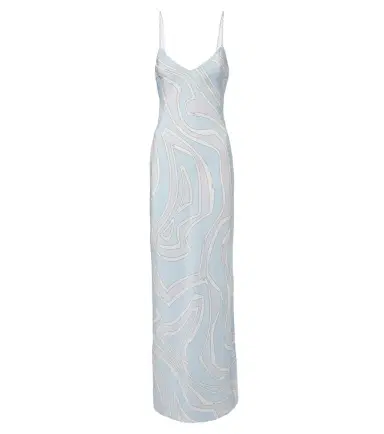 PUCCI Labirinto silk crêpe de chine gown | Thumbnail 1 PUCCI Labirinto silk crêpe de chine gown | Thumbnail 1