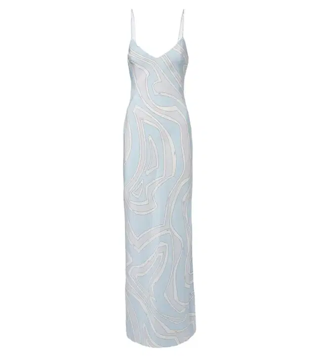 PUCCI Labirinto silk crêpe de chine gown