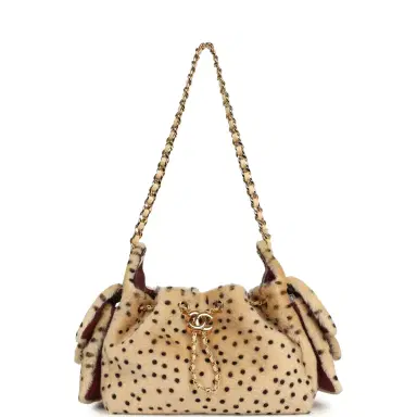 Chanel Chanel Mini 25 Hobo Bag "Cheetah Print" Calf Hair Gold Hardware | Thumbnail 7