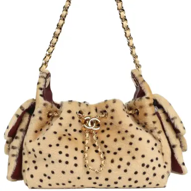 Chanel Chanel Mini 25 Hobo Bag "Cheetah Print" Calf Hair Gold Hardware | Thumbnail 1