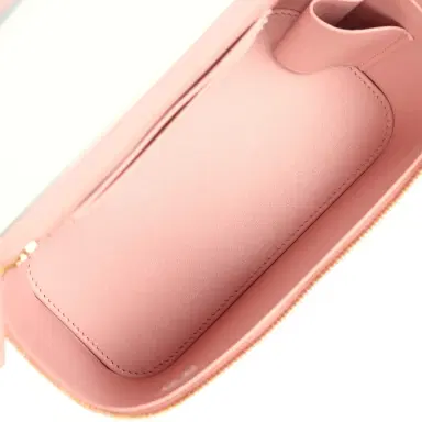 Chanel Chanel Small Top Handle Vanity Case Light Pink Croc Embossed Calfskin Gold Hardware | Thumbnail 9 Chanel Chanel Small Top Handle Vanity Case Light Pink Croc Embossed Calfskin Gold Hardware | Thumbnail 9
