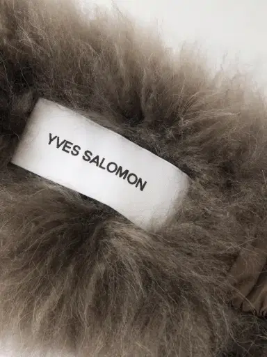 Yves Salomon Shearling Headband | Thumbnail 4