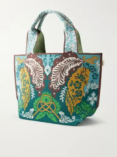 ALÉMAIS Florence Floral-jacquard Tote | Thumbnail 4