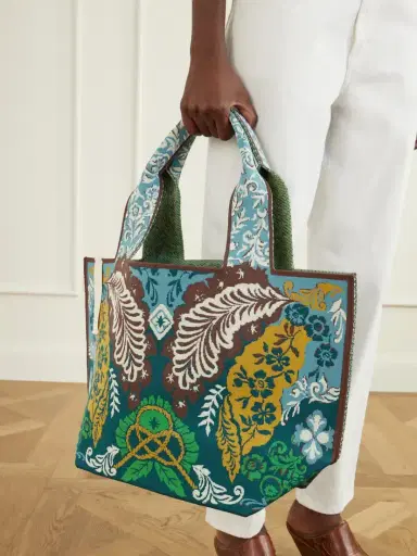 ALÉMAIS Florence Floral-jacquard Tote | Thumbnail 5
