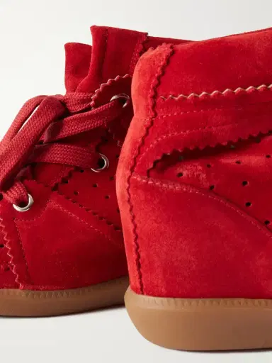 Isabel Marant Bobby Suede Wedge Sneakers | Thumbnail 5