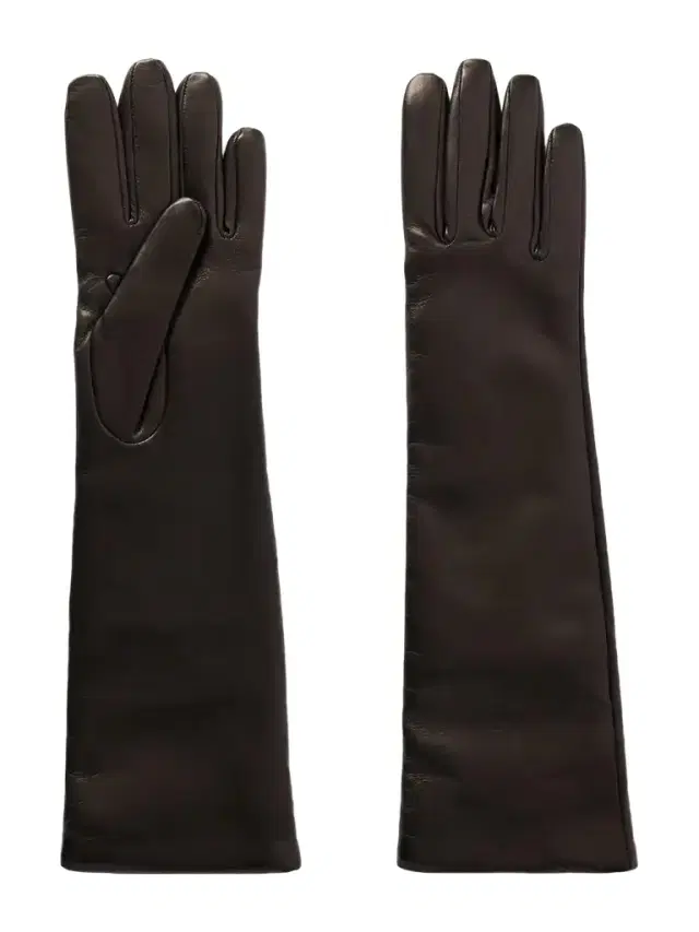 Nour Hammour Leather Gloves