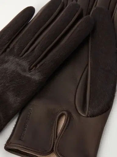 Nour Hammour Calf Hair Gloves | Thumbnail 2