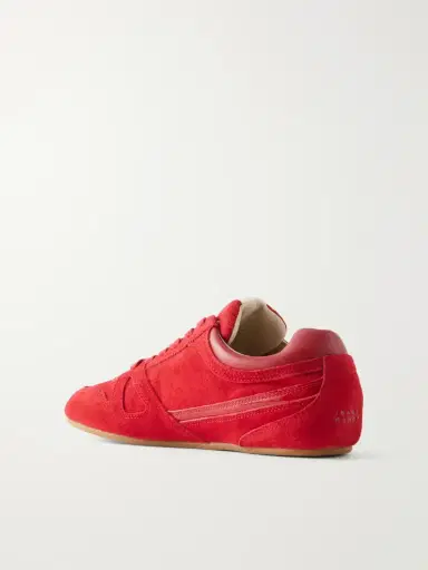 Isabel Marant Senny Perforated Suede Sneakers | Thumbnail 3