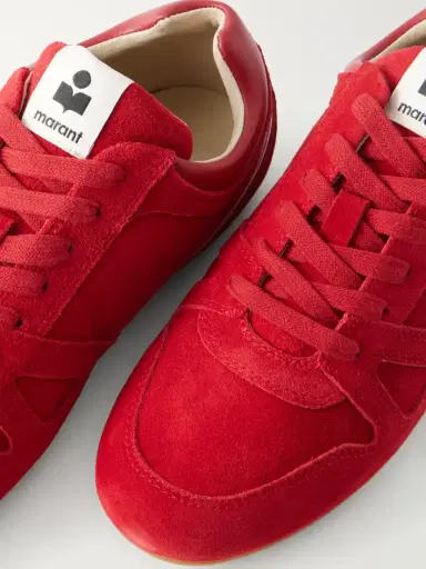 Isabel Marant Senny Perforated Suede Sneakers | Thumbnail 5