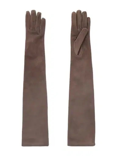 Nour Hammour Suede Gloves | Thumbnail 1