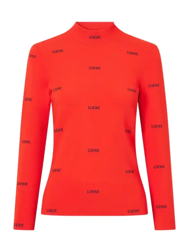 Loewe Logo-embroidered Ribbed-knit Turtleneck Sweater