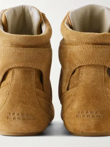 Isabel Marant Senny Perforated Suede High-top Sneakers | Thumbnail 5