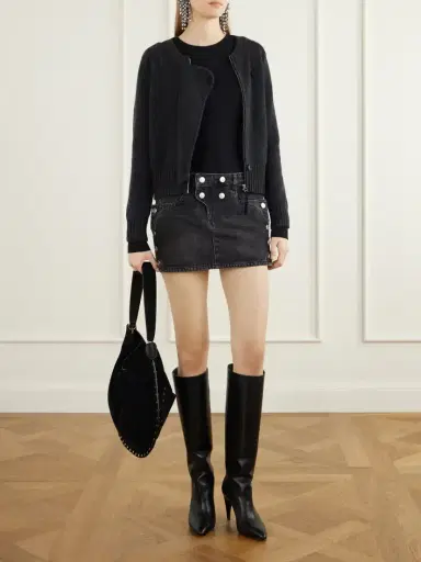 Isabel Marant Ralma Button-detailed Denim Mini Skirt | Thumbnail 2 Isabel Marant Ralma Button-detailed Denim Mini Skirt | Thumbnail 2