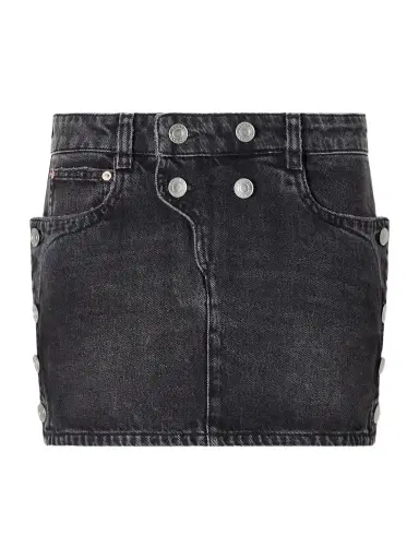Isabel Marant Ralma Button-detailed Denim Mini Skirt | Thumbnail 1 Isabel Marant Ralma Button-detailed Denim Mini Skirt | Thumbnail 1