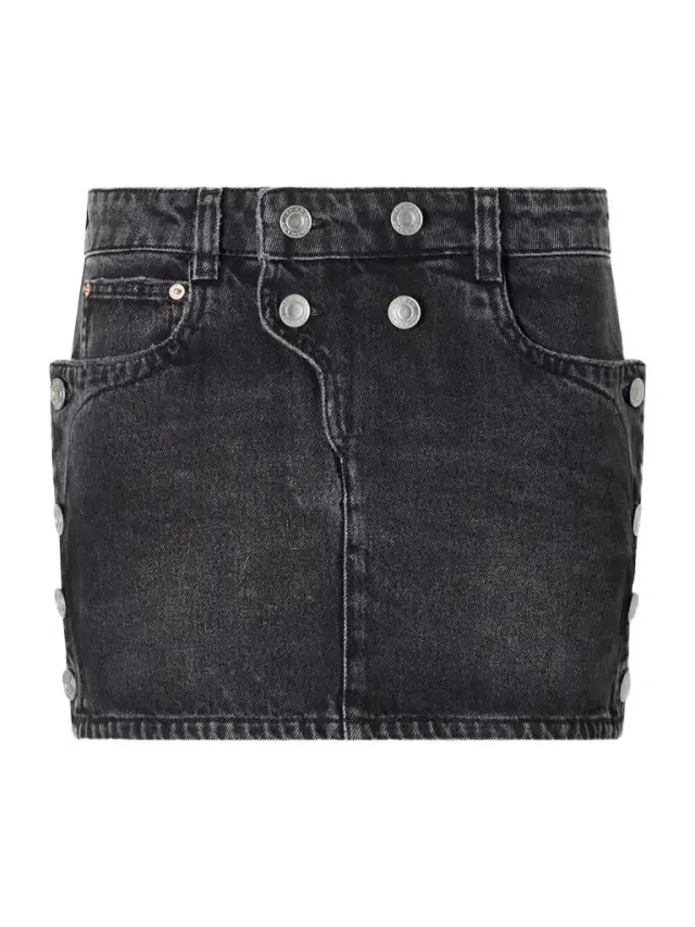 Isabel Marant Ralma Button-detailed Denim Mini Skirt
