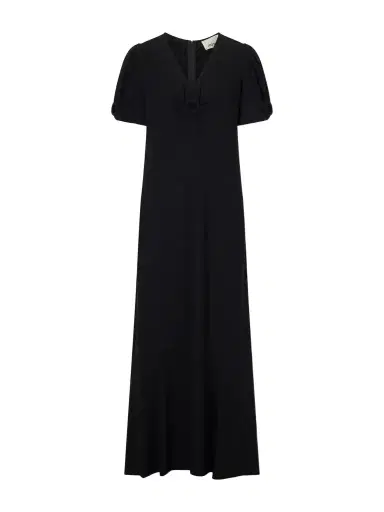 Isabel Marant Surelie Paneled Gathered Crepe Midi Dress | Thumbnail 1 Isabel Marant Surelie Paneled Gathered Crepe Midi Dress | Thumbnail 1