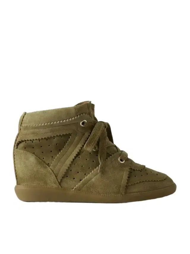 Isabel Marant Bobby Suede Wedge Sneakers
