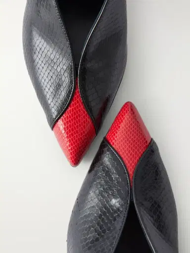 Isabel Marant Luza 100 Paneled Snake-effect Leather Pumps | Thumbnail 5 Isabel Marant Luza 100 Paneled Snake-effect Leather Pumps | Thumbnail 5