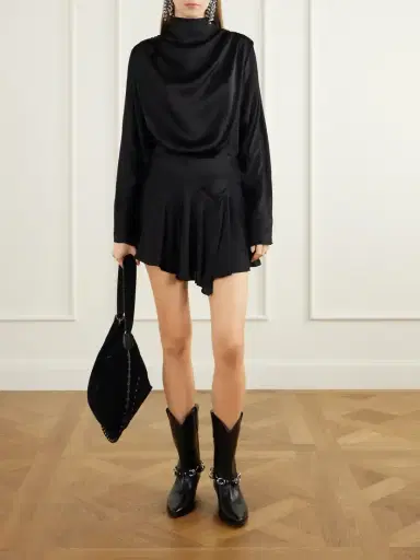 Isabel Marant Duerto 45 Chain-embellished Leather Ankle Boots | Thumbnail 4