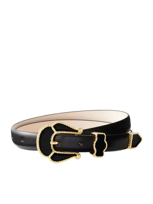 Déhanche Santo Enamel Leather Belt