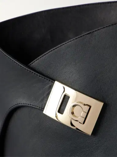 Ferragamo Elli 70 Embellished Leather Knee Boots | Thumbnail 5