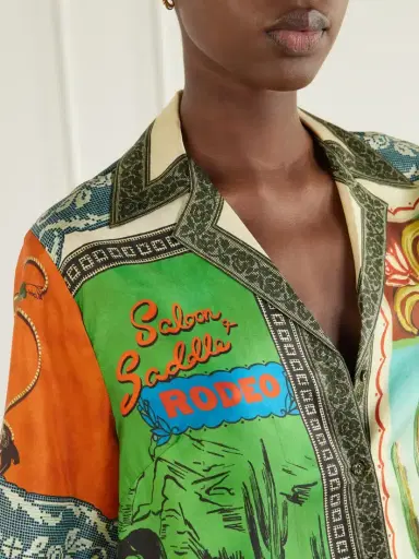 ALÉMAIS Ace Printed Silk-twill Shirt | Thumbnail 4 ALÉMAIS Ace Printed Silk-twill Shirt | Thumbnail 4