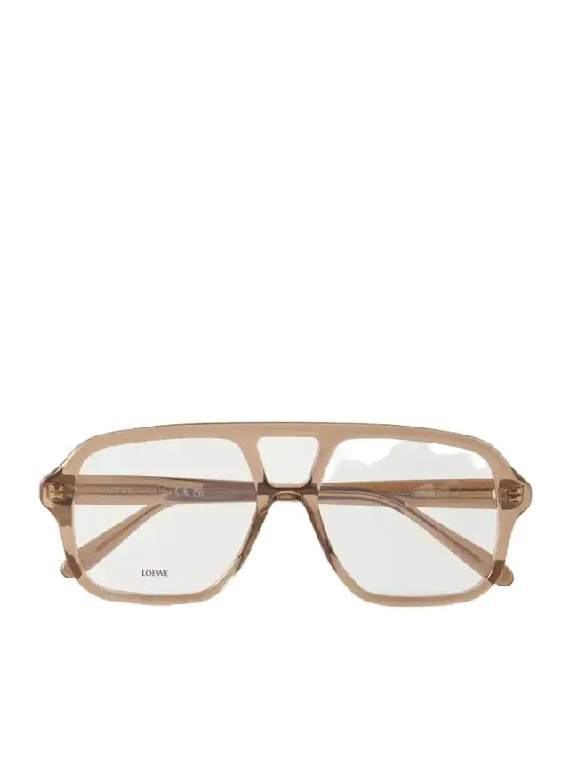 Loewe Slim Aviator-style Acetate Glasses