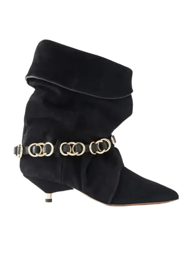 Isabel Marant Edrik 40 Embellished Leather-trimmed Suede Ankle Boots