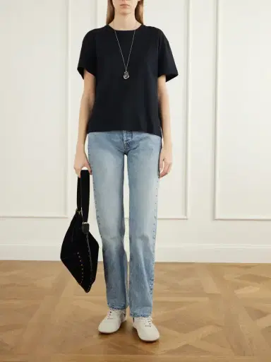 Isabel Marant Senny Perforated Suede High-top Sneakers | Thumbnail 4