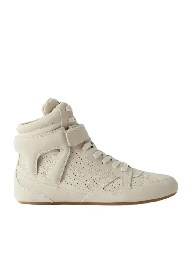 Isabel Marant Senny Perforated Suede High-top Sneakers
