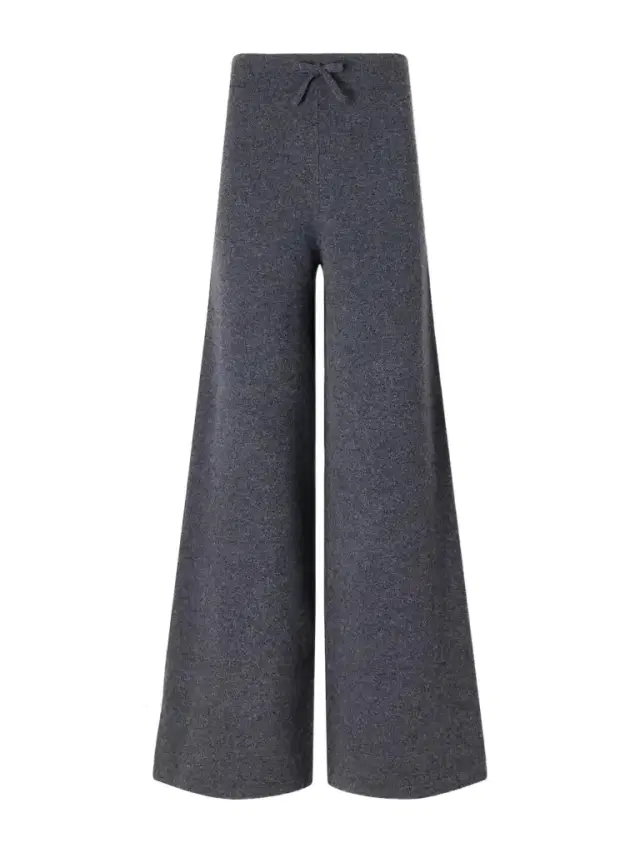 Yves Salomon Drawstring Wool-blend Wide-leg Pants