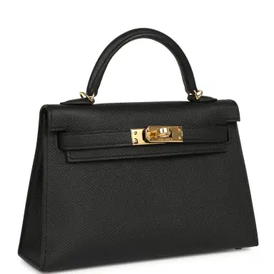 HERMÈS Hermes Kelly Sellier 20 Black Epsom Gold Hardware | Thumbnail 2 HERMÈS Hermes Kelly Sellier 20 Black Epsom Gold Hardware | Thumbnail 2