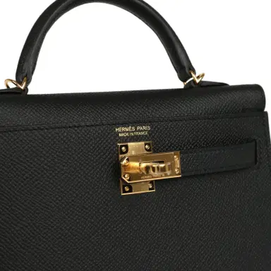 HERMÈS Hermes Kelly Sellier 20 Black Epsom Gold Hardware | Thumbnail 7 HERMÈS Hermes Kelly Sellier 20 Black Epsom Gold Hardware | Thumbnail 7