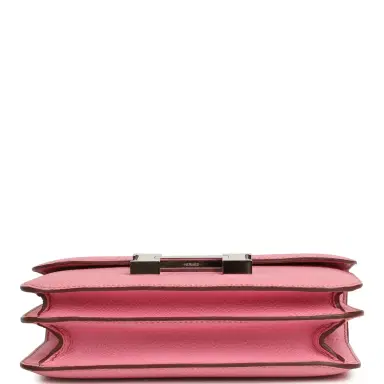 HERMÈS Pre-owned Hermes Constance 18 Bubblegum Epsom Palladium Hardware | Thumbnail 6