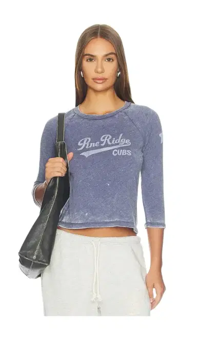 DAYDREAMER Pine Ridge Cubs Burnout Raglan Tee | Thumbnail 1 DAYDREAMER Pine Ridge Cubs Burnout Raglan Tee | Thumbnail 1