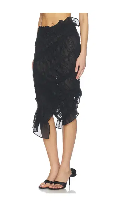 Magda Butrym Ruched Skirt | Thumbnail 3 Magda Butrym Ruched Skirt | Thumbnail 3
